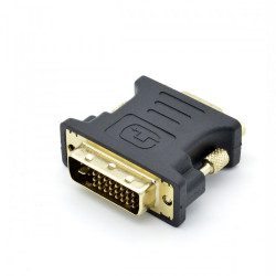 TB Adapter DVI M - VGA F pozłacany, 24+5/15 pin