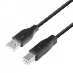 Kabel USB do drukarki A-B 1.8m czarny