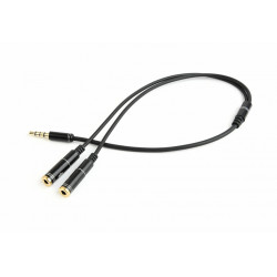 Gembird Adapter audio mikrofon 3.5mm minijack, 4PIN, 0.2m